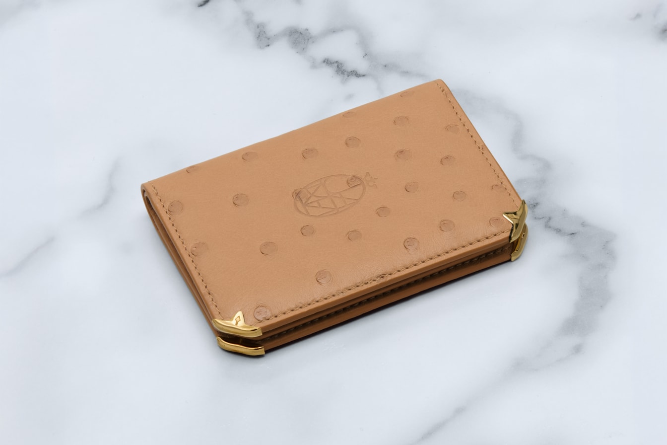 【JACQUES MARIE MAGE】ELSTON TRIFOLD WALLET - OSTRICH Jacques Marie Mage — Shop — Product — ELSTON TRIFOLD WALLET